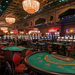 Dealer live casino profesional memimpin permainan baccarat dengan musik latar dan atmosfer nyata